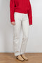 The Martin Jeans by Goldsign Denim is a high waisted straight leg jeans in Heather Grey