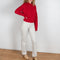 The Martin Jeans by Goldsign Denim is a high waisted straight leg jeans in Heather Grey