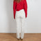 The Martin Jeans by Goldsign Denim is a high waisted straight leg jeans in Heather Grey