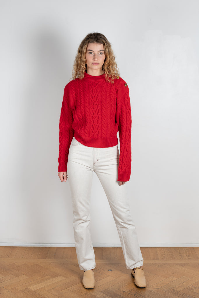 The Martin Jeans by Goldsign Denim is a high waisted straight leg jeans in Heather Grey