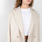 The New Donau Blazer by Loulou Studio is a relaxed suiting blazer with a generous yet structured fit thanks to its light shoulder pads and double breasted front opening