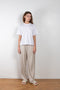 The Telanto Tee by Loulou Studio is a loose round neck t-shirt in a beautiful superior pima cotton