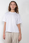 The Telanto Tee by Loulou Studio is a loose round neck t-shirt in a beautiful superior pima cotton
