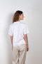 The Telanto Tee by Loulou Studio is a loose round neck t-shirt in a beautiful superior pima cotton