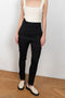 The Pinzon Stirrup Pants by Loulou Studio is a high waisted fitted stirrup trouser with a detachable foot elastic
