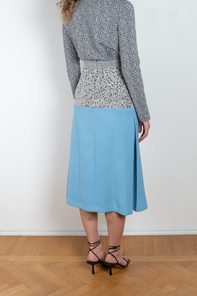 Wool Panel Skirt