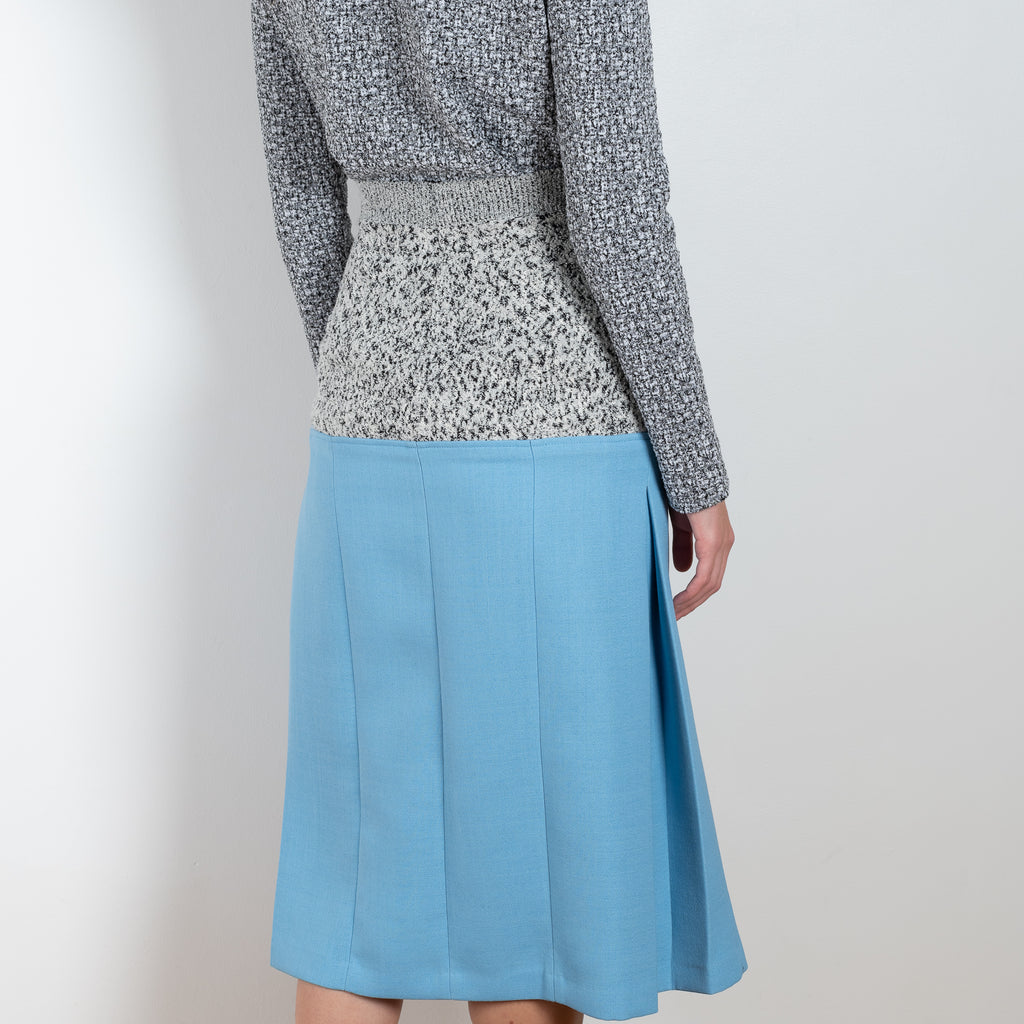 Wool Panel Skirt
