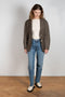 The 90's Comfy Jeans Jeans by Redone is a mid rise jeans with a loose straight leg and raw cut finishing