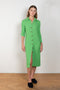 The Estelle Dress by Rejina Pyo is a fluid shirtdress with a relaxed drape and a detachable matching belt