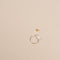 The Claudia Earring by Sophie Bille Brahe is a single hoop earring with pearls, which captures Sophie Bille Brahe’s minimalistic sensibility and clean Scandinavian aesthetic