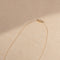 The Lune Necklace by Sophie Bille Brahe is a fine 18Kt Gold necklace with diamonds graduating from small to large