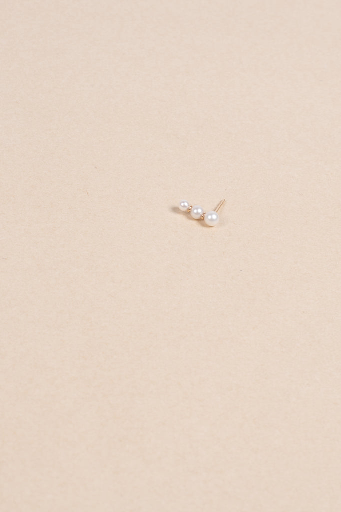 Trois Perle Earring