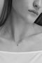 The Conque d'Or Diamant by Sophie Bille Brahe is a delicate Necklace with a Conque pendant in 18K yellow gold with 0,18 ct Top Wesselton VVS diamonds