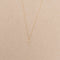 The Giulietta Necklace by Sophie Bille Brahe is a delicate necklace in 18K yellow gold and five 0.06 carat Top Wesselton VVS diamonds set in a cross shape
