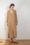 The Irys Dress by Xirena is a relaxed long dress with subtle balloon sleeves in a soft cotton gauze